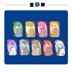 Blue Lock anime pin 9pcs a set 44*70mm