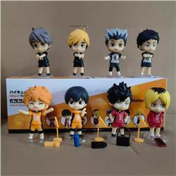 Haikyuu anime figure 8pcs a set