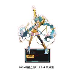 Hatsune Miku anime standing plate