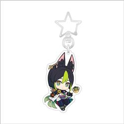 Genshin Impact anime keychain