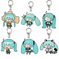 Hatsune Miku anime keychain