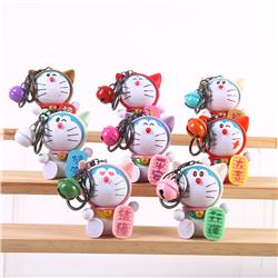 Doraemon anime keychain 8 pcs a set