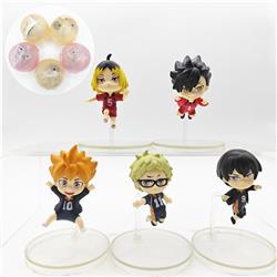 Haikyuu anime figure 6-7cm 5pcs a set