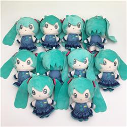 Hatsune Miku anime Plush toy 15cm 10 pcs a set