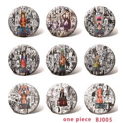 One Piece anime pin 58mm a set