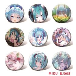 Hatsune Miku anime pin 58mm a set