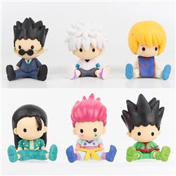 HunterX Hunter anime figure 7cm 6 pcs a set