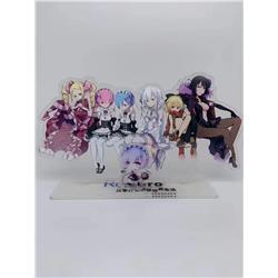 Re Zero Kara Hajimeru Isekai Seikatsu anime standing plate