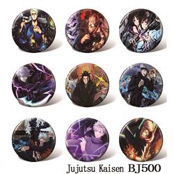 Jujutsu Kaisen anime pin 58mm a set