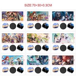 Genshin Impact anime Mouse pad 70*30cm