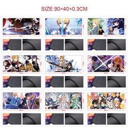 Sword art online anime Mouse pad 90*40cm