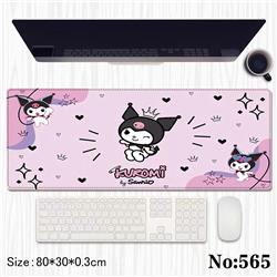 Kuromi anime Mouse pad 80*30*0.3cm