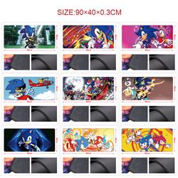 Sonic anime Mouse pad 90*40cm