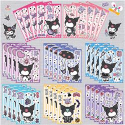 Kuromi anime DIY sticker price for 8pcs