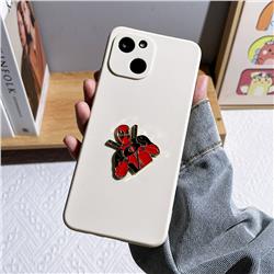 Deadpool anime metal refrigerator sticker with mobile phone sticker