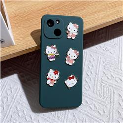 hello kitty anime metal refrigerator sticker with mobile phone sticker