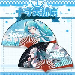 Hatsune Miku anime fan 10 inch (boxed)