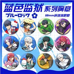 Blue Lock anime pin 58mm