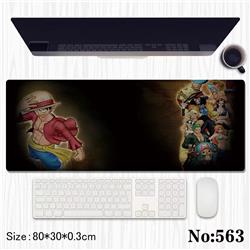 One Piece anime Mouse pad 80*30*0.3cm