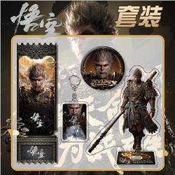 Black Myth: Wukong anime keychain a set