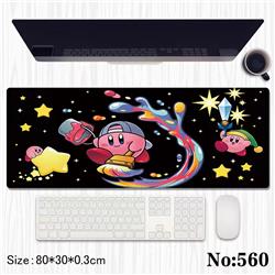 Kirby anime Mouse pad 80*30*0.3cm