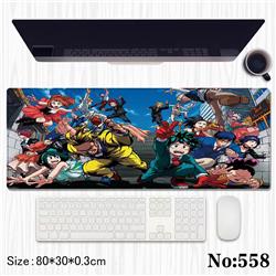 My Hero Academia anime Mouse pad 80*30*0.3cm