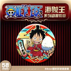 One Piece anime pin 58mm