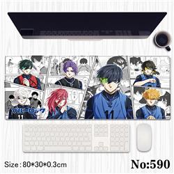 Blue Lock anime Mouse pad 80*30*0.3cm