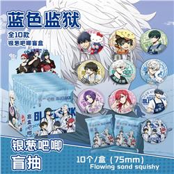 Blue Lock anime pin 75mm a set