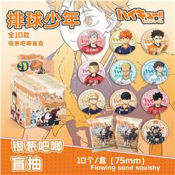 Haikyuu anime pin 75mm a set