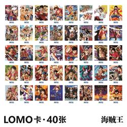 One Piece anime lomo cards price for a set of 40 pcs