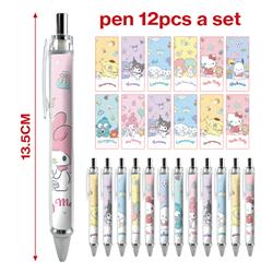 Kuromi anime pen 12 pcs a set