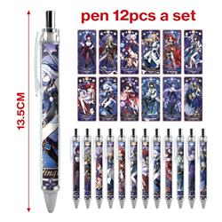 Honkai: Star Rail Wubbaboo anime pen 12 pcs a set