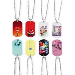 Inside out anime necklace