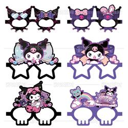 Kuromi anime Paper glasses 120pcs