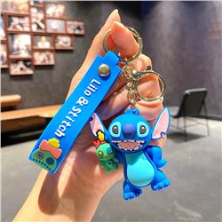 stitch anime keychain