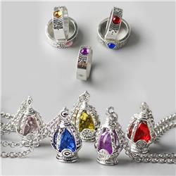 card captor sakura anime necklace set