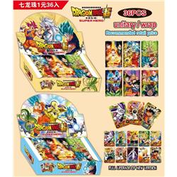 Dragon ball anime card 36pcs