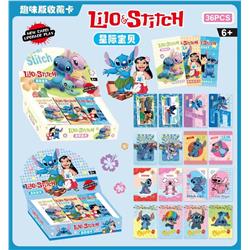 stitch anime card 36pcs