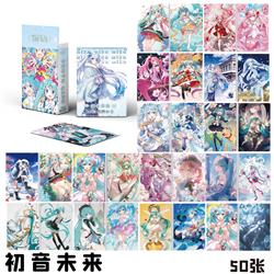 Hatsune Miku anime lomo cards price for a set of 50 pcs