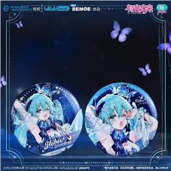 Hatsune Miku anime pin 58mm