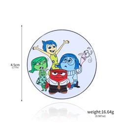 Inside out anime pin