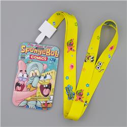 SpongeBob anime lanyard phonestrap7*11cm price for 10 pcs