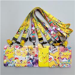 Pokemon anime lanyard phonestrap 7*11cm price for 10 pcs