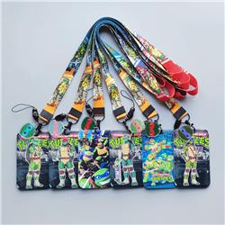 Turtles anime lanyard phonestrap 7*11cm price for 10 pcs