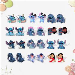 stitch anime earring