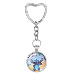 stitch anime keychain