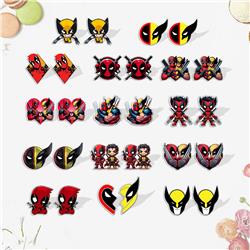 Deadpool anime earring