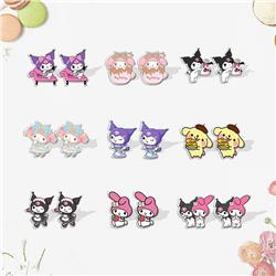 Kuromi anime earring