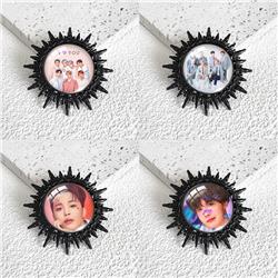 BTS anime pin